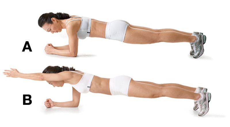Plank-reaches Exercise